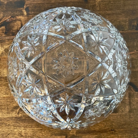 Vintage Anchor Hocking EAPC or Star of David 11" Serving Bowl Fruit Bowl - Picture 3 of 5